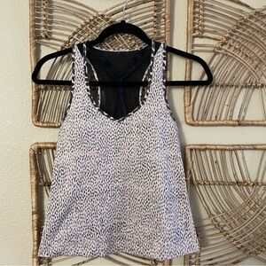 lululemon athletica Black and White Tank Top